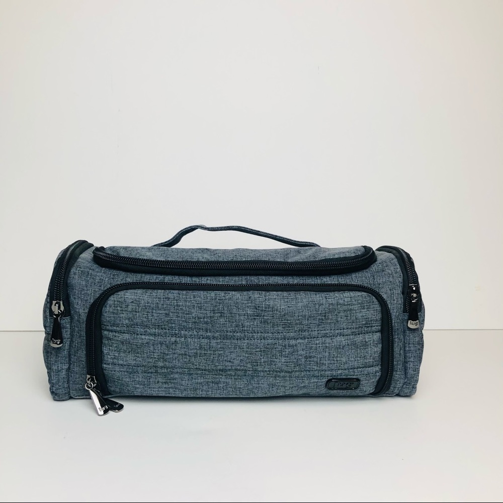 Lug Trolley Toiletry Cosmetic Case Heather Grey